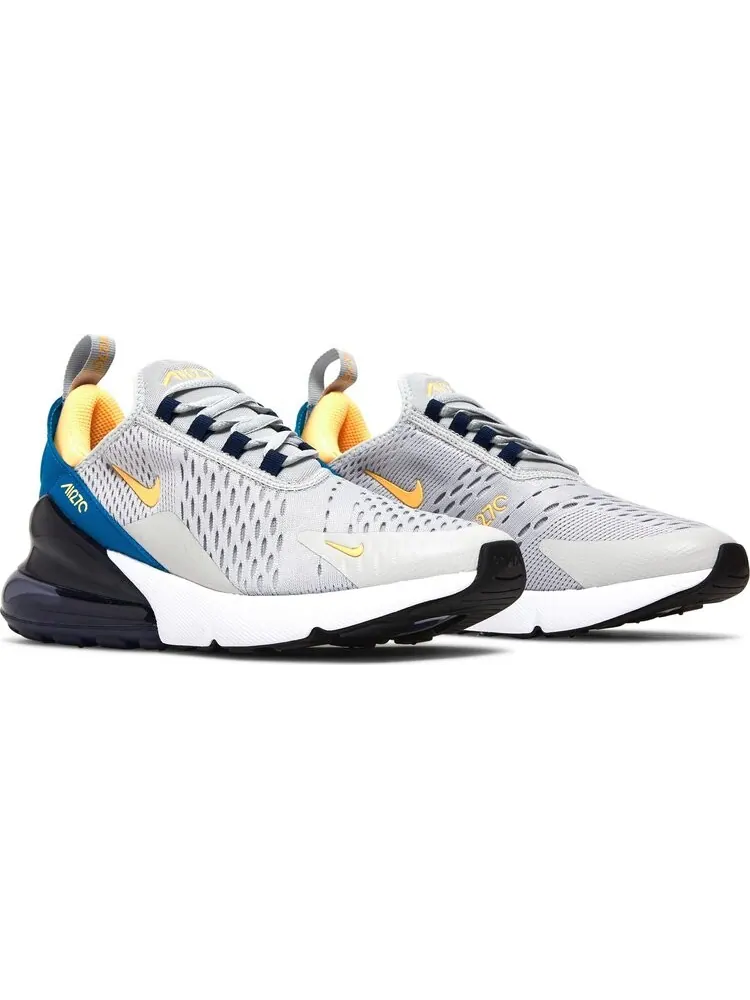 Кроссовки Nike Air Max 270 GS 'Grey Fog Midnight Navy' — изображение 8 из 8, серый