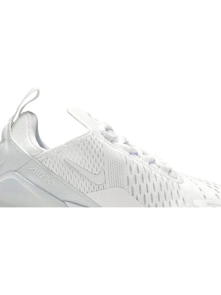 Кроссовки Nike Air Max 270 GS 'White Silver' — изображение 2 из 8, белый