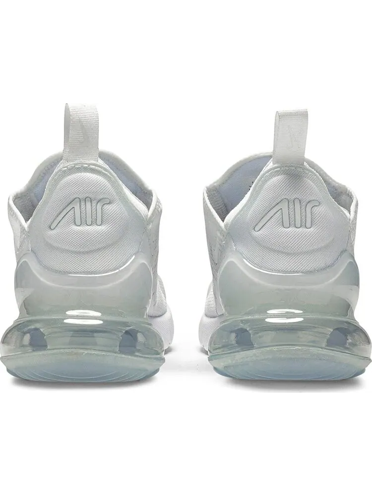 Кроссовки Nike Air Max 270 GS 'White Silver' — изображение 6 из 8, белый