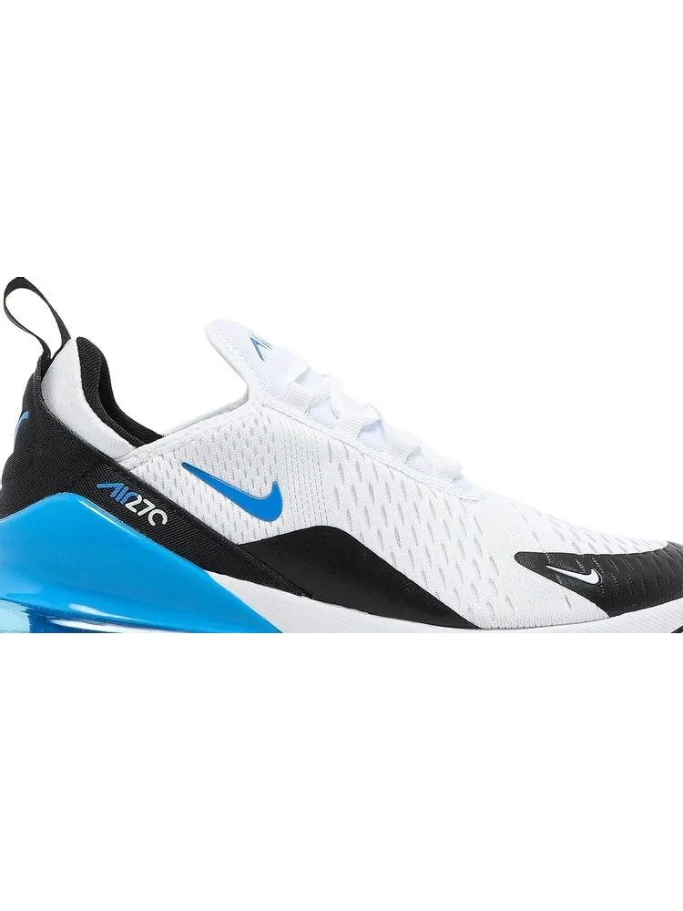 Кроссовки Nike Air Max 270 GS 'White Signal Blue' — изображение 2 из 8, белый