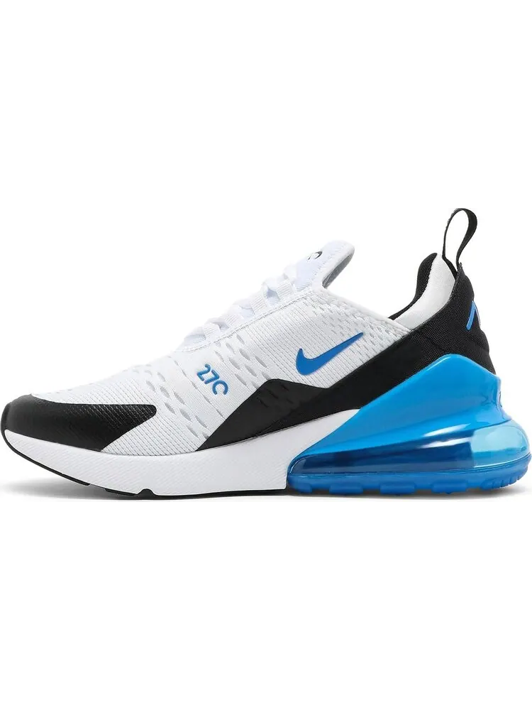 Кроссовки Nike Air Max 270 GS 'White Signal Blue' — изображение 3 из 8, белый