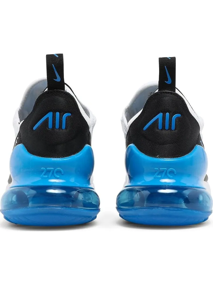 Кроссовки Nike Air Max 270 GS 'White Signal Blue' — изображение 6 из 8, белый