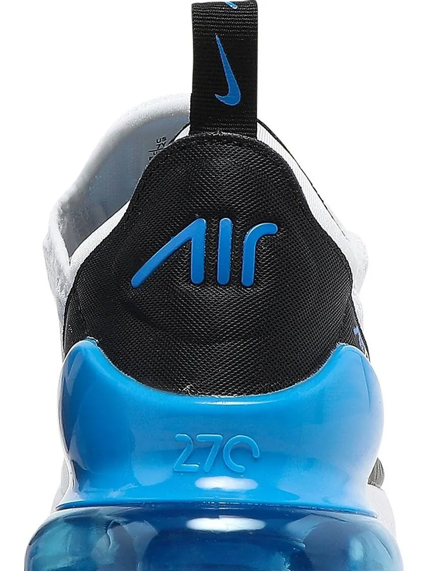 Кроссовки Nike Air Max 270 GS 'White Signal Blue' — изображение 7 из 8, белый