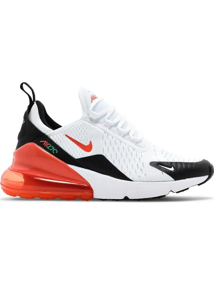 Кроссовки Nike Air Max 270 GS 'White Turf Orange' — изображение 1 из 8, белый