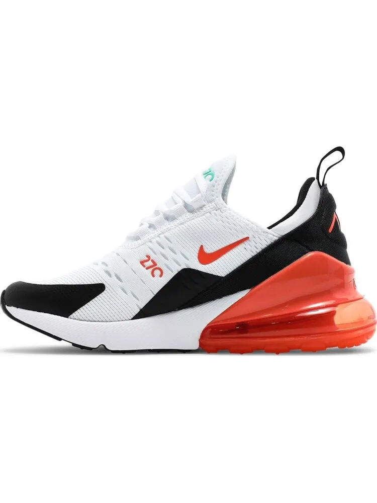 Кроссовки Nike Air Max 270 GS 'White Turf Orange' — изображение 3 из 8, белый