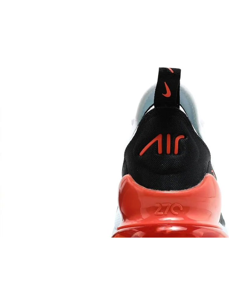 Кроссовки Nike Air Max 270 GS 'White Turf Orange' — изображение 7 из 8, белый
