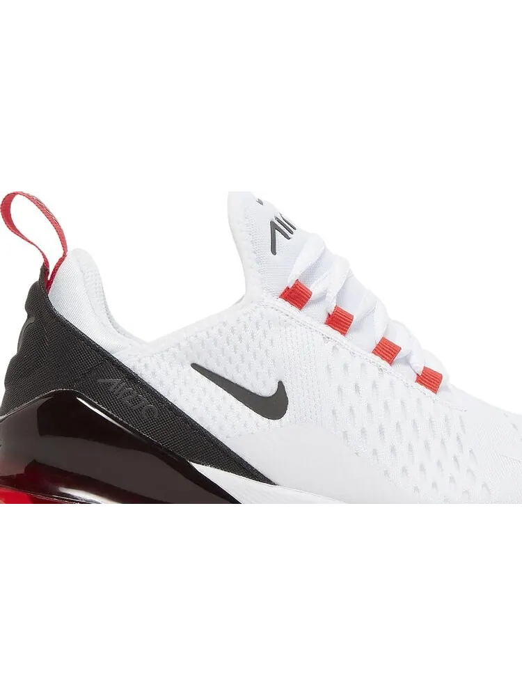 Кроссовки Nike Air Max 270 GS 'White Siren Red' — изображение 2 из 8, белый
