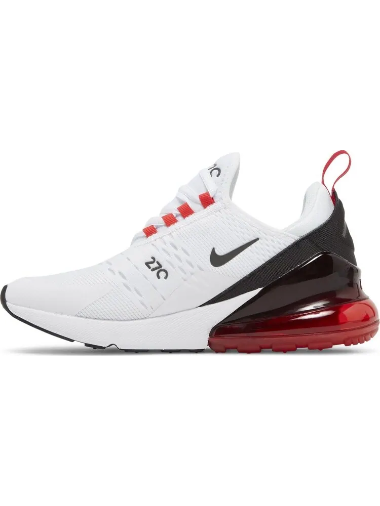 Кроссовки Nike Air Max 270 GS 'White Siren Red' — изображение 3 из 8, белый