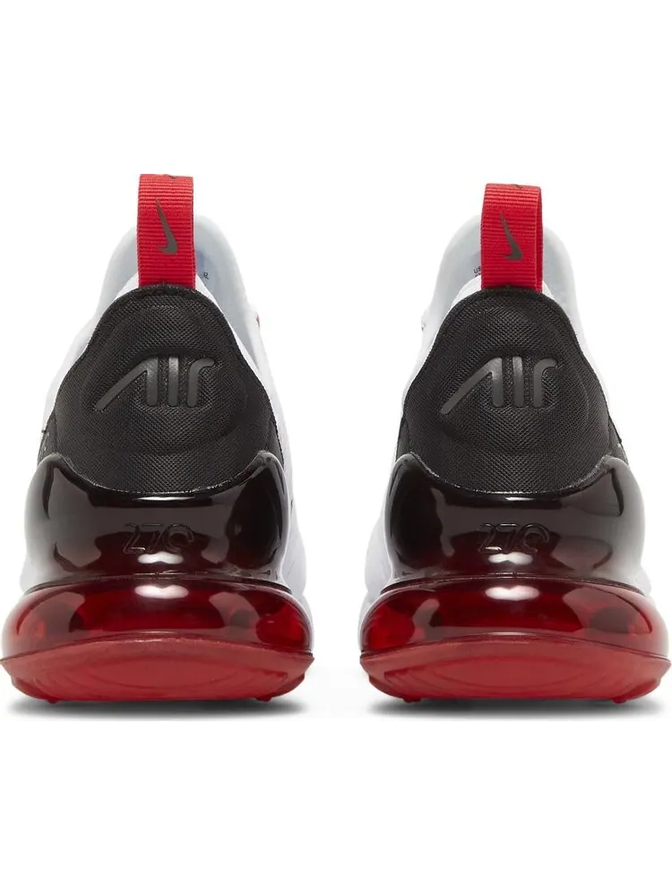 Кроссовки Nike Air Max 270 GS 'White Siren Red' — изображение 6 из 8, белый