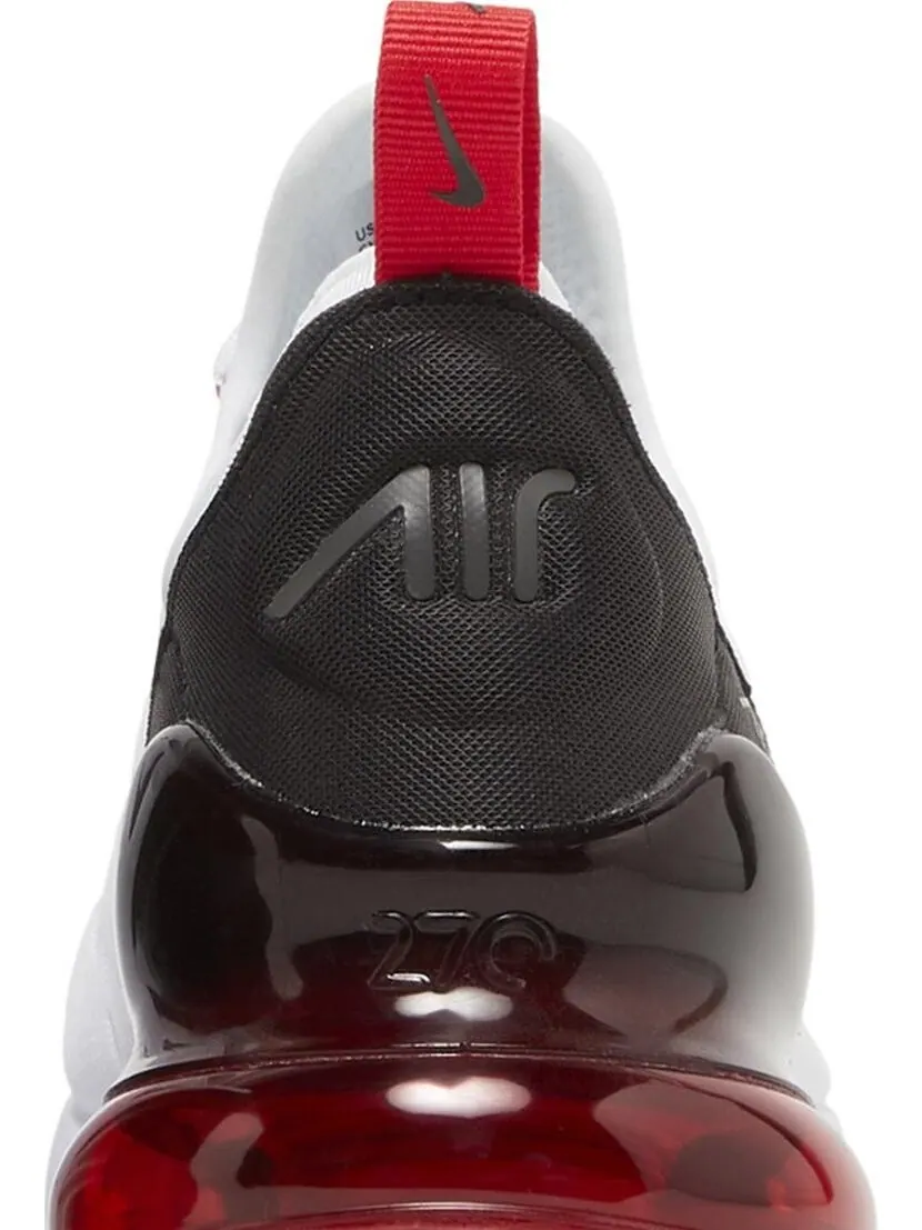 Кроссовки Nike Air Max 270 GS 'White Siren Red' — изображение 7 из 8, белый