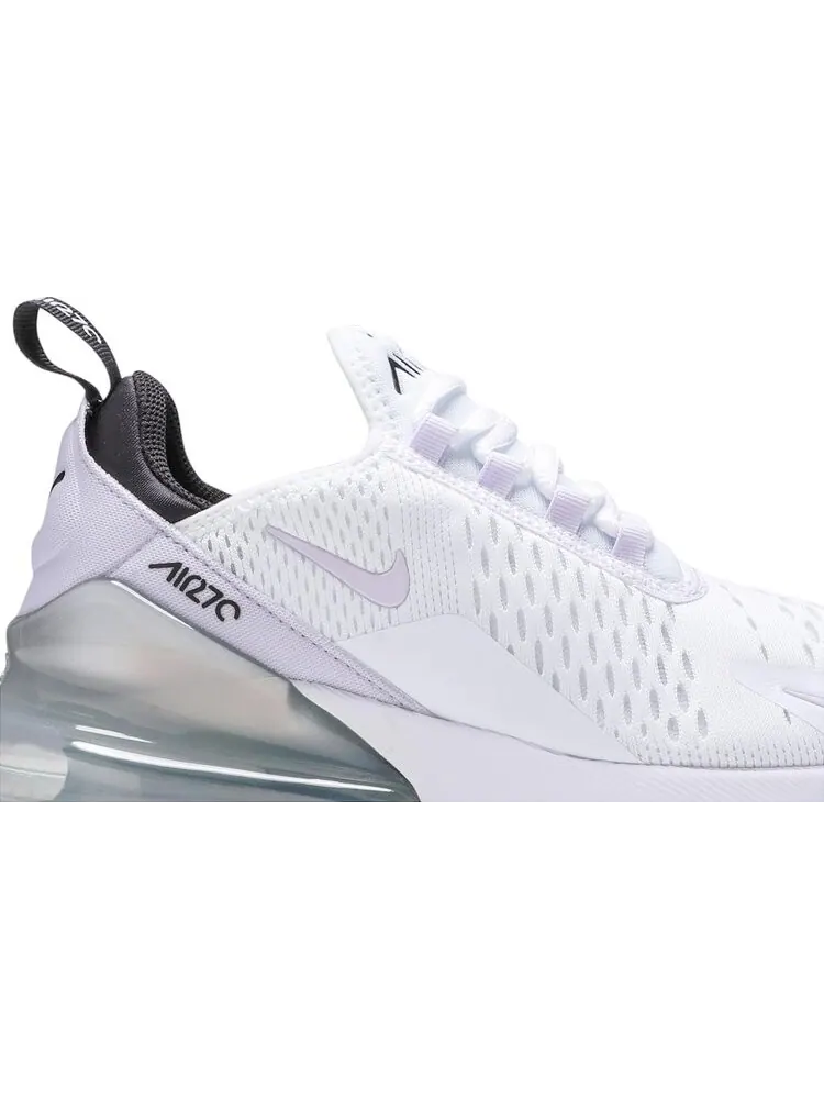 Кроссовки Nike Air Max 270 GS 'White Pure Violet' — изображение 2 из 8, белый