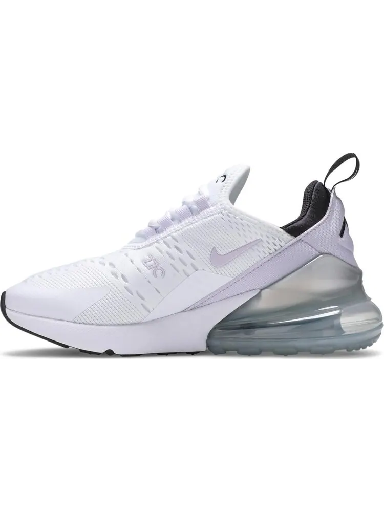 Кроссовки Nike Air Max 270 GS 'White Pure Violet' — изображение 3 из 8, белый