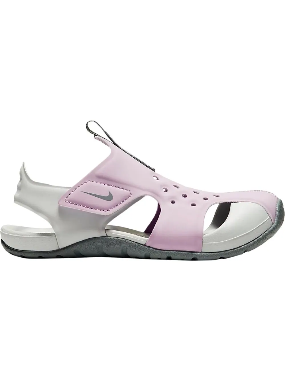 Сандалии Nike Sunray Protect 2 PS Iced Lilac — изображение 1 из 1, белый/розовый