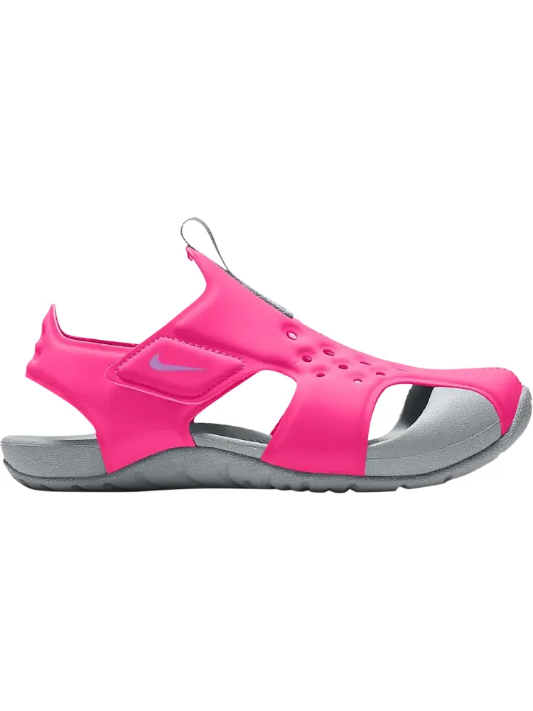 Сандалии Nike Sunray Protect 2 PS 'Hyper Pink Smoke Grey' — изображение 1 из 1, розовый