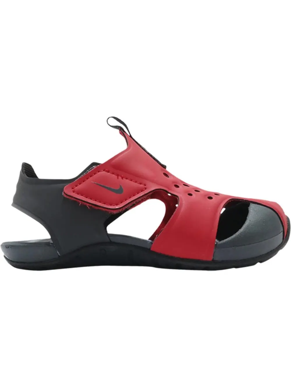 Сандалии Nike Sunray Protect 2 TD University Red — изображение 1 из 1, красный/черный