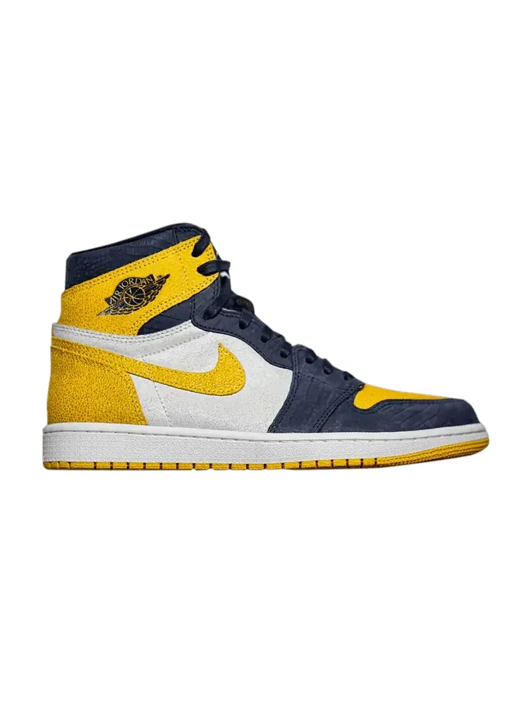 Кроссовки Air Jordan Air Jordan 1 Retro High OG 'Michigan Wolverines' PE — изображение 1 из 1, белый