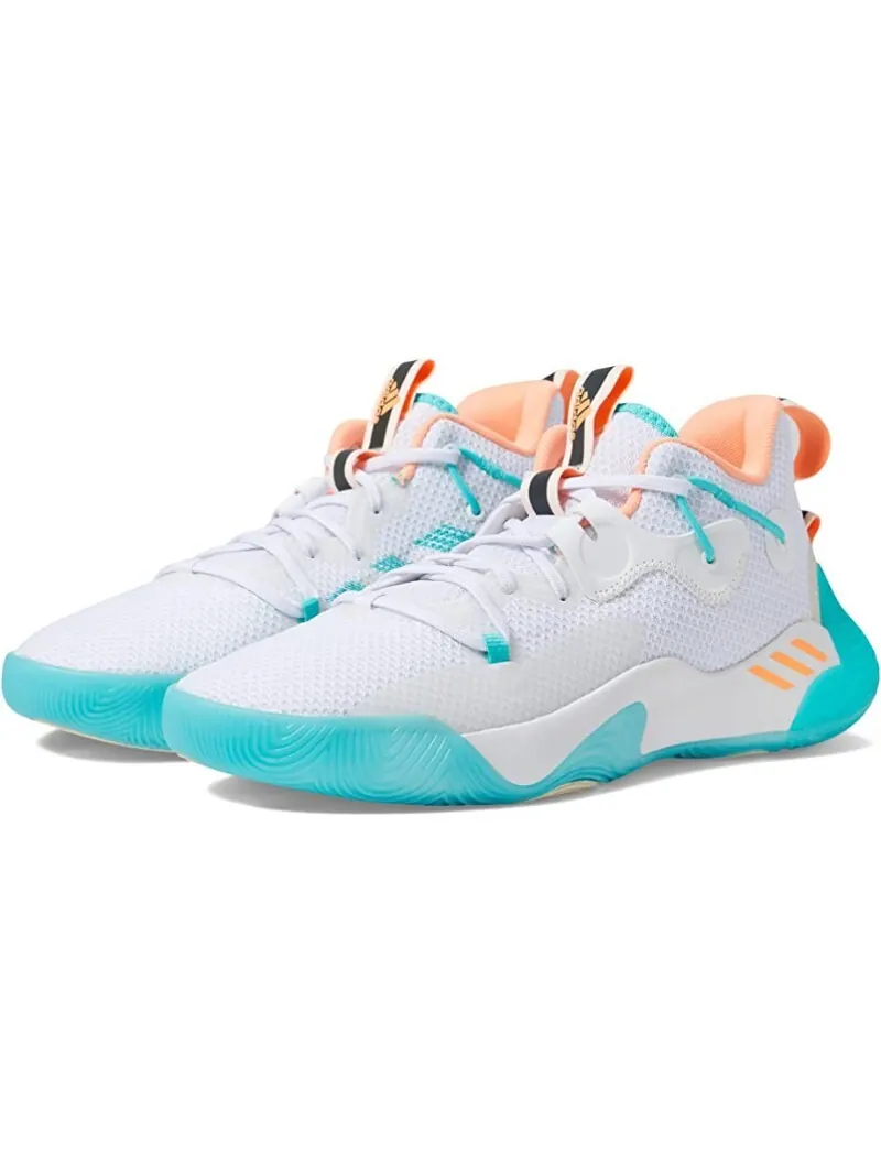 Кроссовки Harden Stepback 3 adidas — изображение 1 из 6, белый/оранжевый