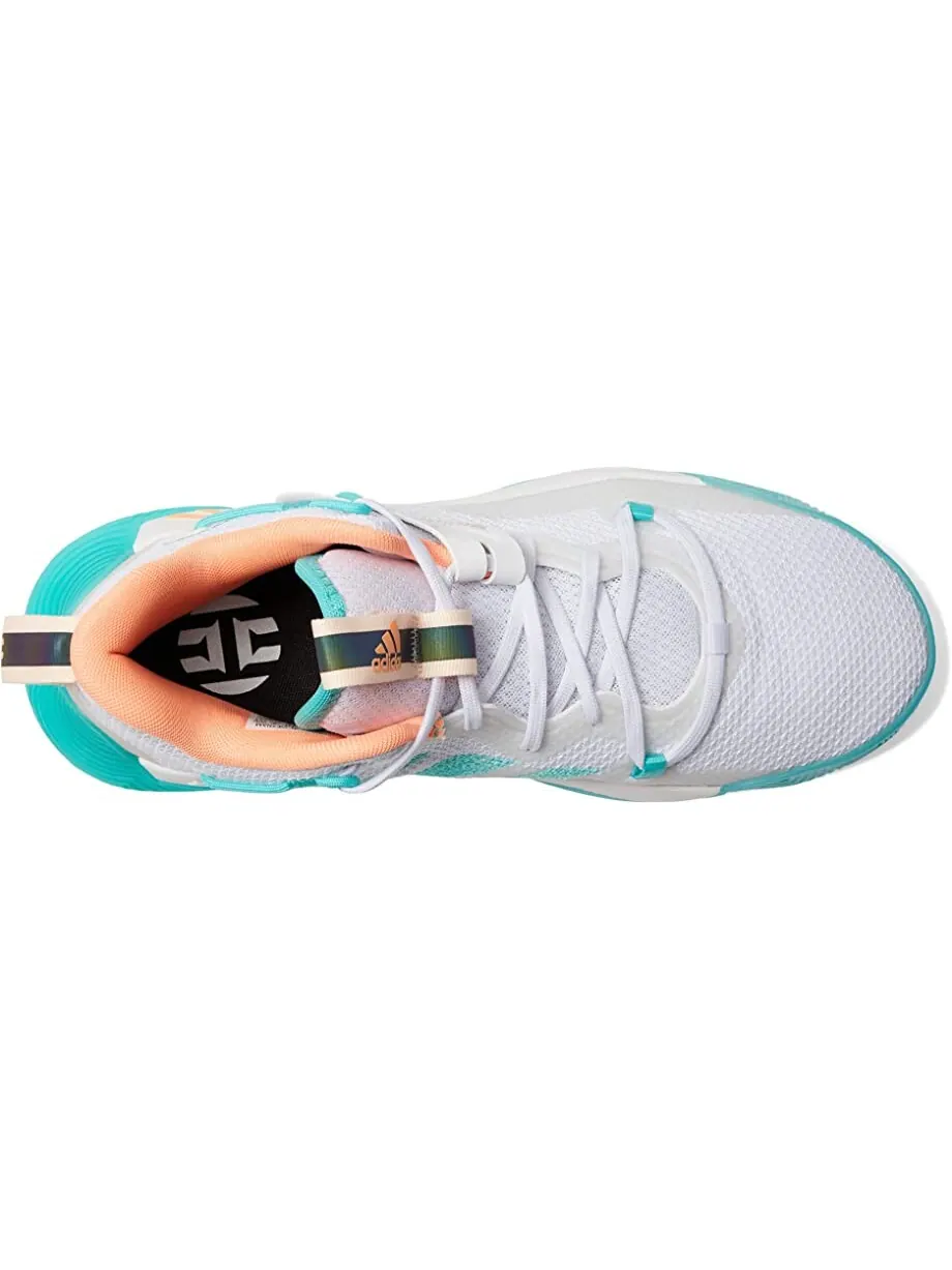 Кроссовки Harden Stepback 3 adidas — изображение 2 из 6, белый/оранжевый
