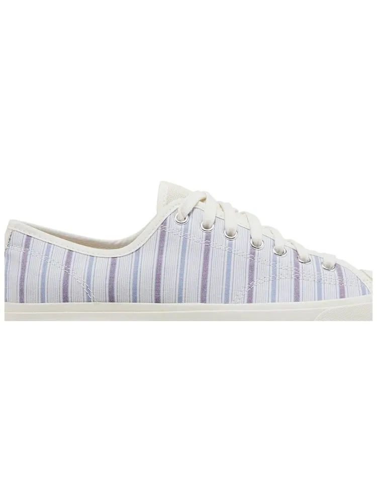 Кроссовки Converse Jack Purcell Low 'Multi-Color Retro Stripes' — изображение 2 из 8, белый