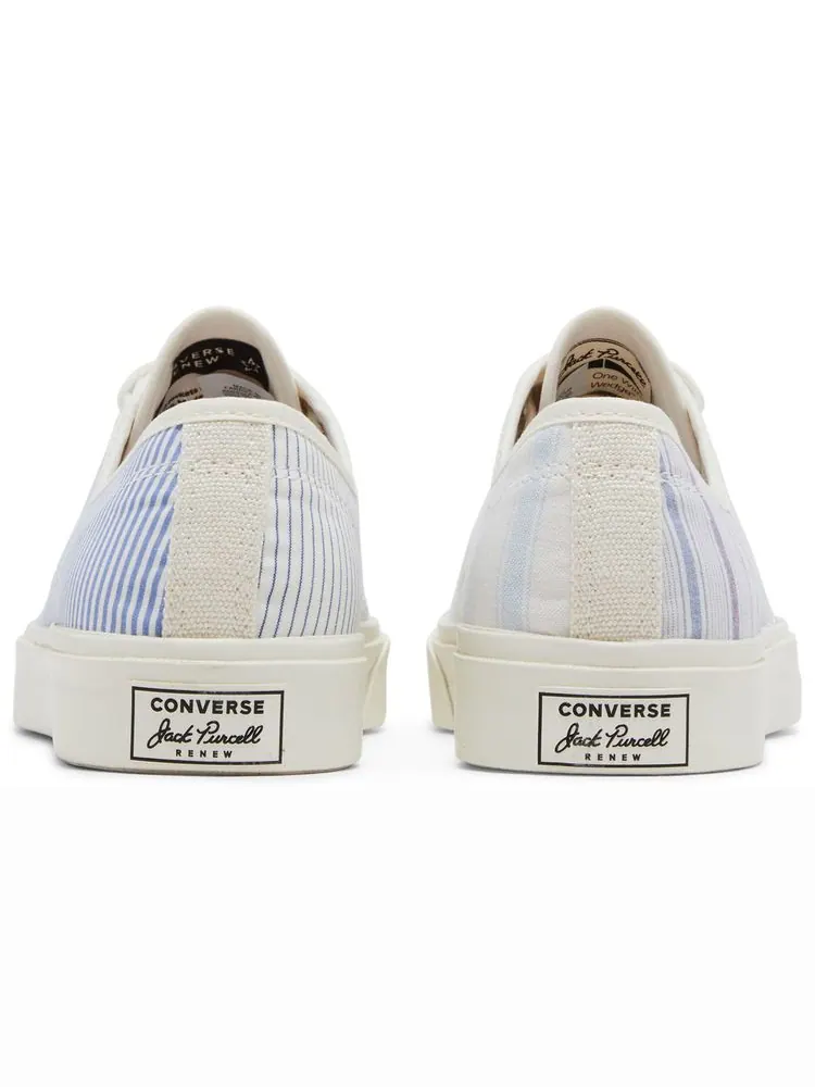 Кроссовки Converse Jack Purcell Low 'Multi-Color Retro Stripes' — изображение 6 из 8, белый
