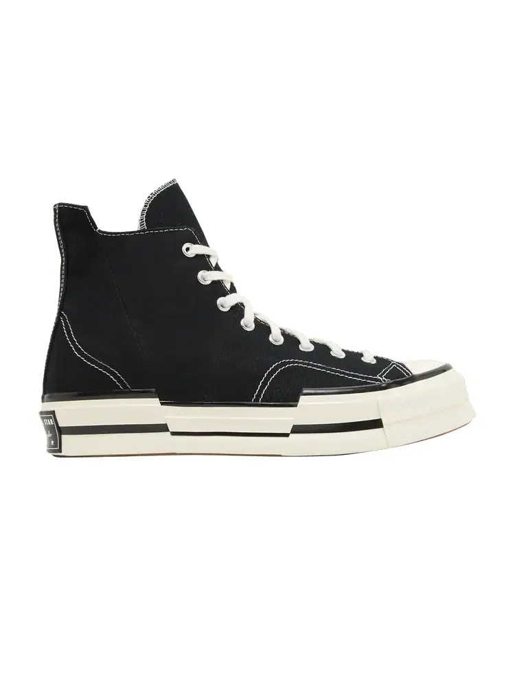 Кроссовки Converse Chuck 70 Plus High 'Black White' — изображение 1 из 1, черный/белый