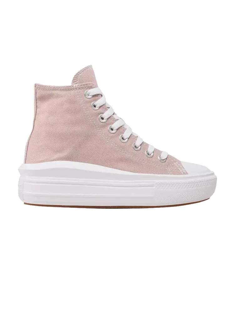 Кроссовки Converse Wmns Chuck Taylor All Star Move High 'Stone Mauve' — изображение 1 из 1, белый/белый