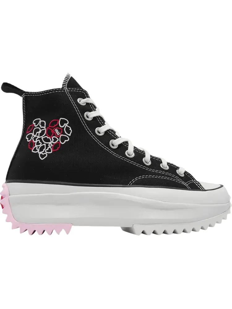 Кроссовки Converse Run Star Hike High Valentines With Love — изображение 1 из 1, черный