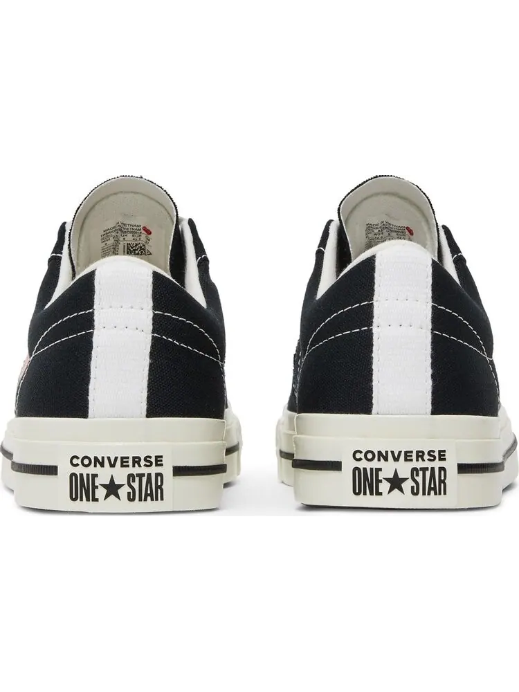 Кроссовки Converse Comme des Garçons Play x One Star Black White — изображение 6 из 8, черный