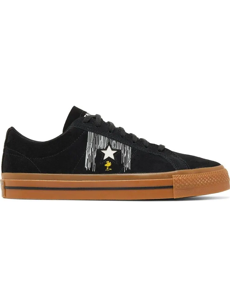 Кроссовки Converse Peanuts x One Star Low Snoopy and Woodstock — изображение 1 из 8, черный