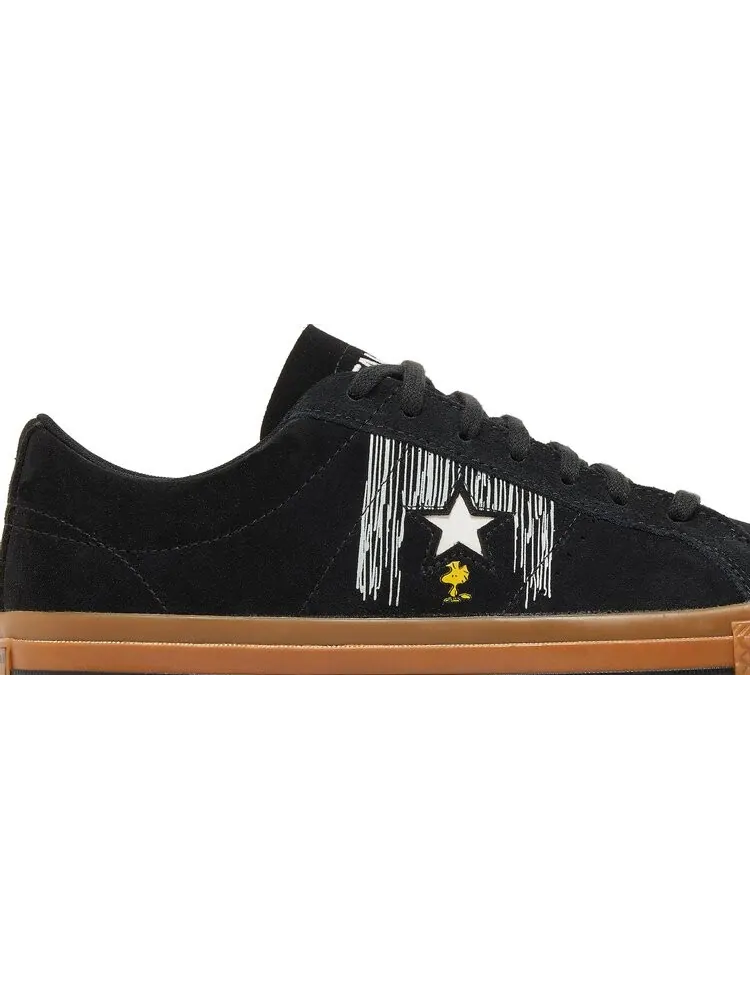 Кроссовки Converse Peanuts x One Star Low Snoopy and Woodstock — изображение 2 из 8, черный