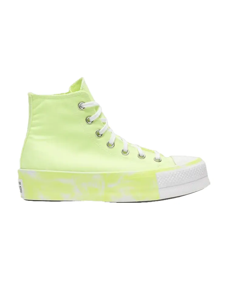 Кроссовки Converse Wmns Chuck Taylor All Star Lift High 'Volt Glow' — изображение 1 из 1, белый
