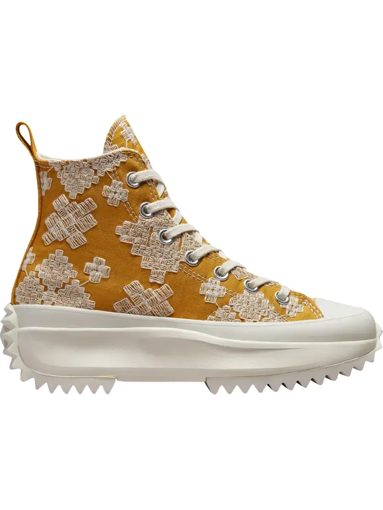 Кроссовки Converse Run Star Hike Platform High Tonal Embroidery — изображение 1 из 1, коричневый