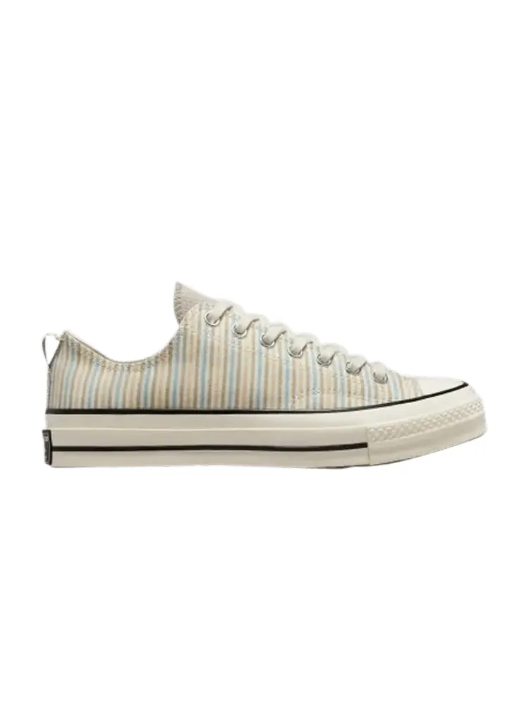 Кроссовки Converse Chuck 70 Low 'Pecan Stripes' — изображение 1 из 1, бежевый/бежевый