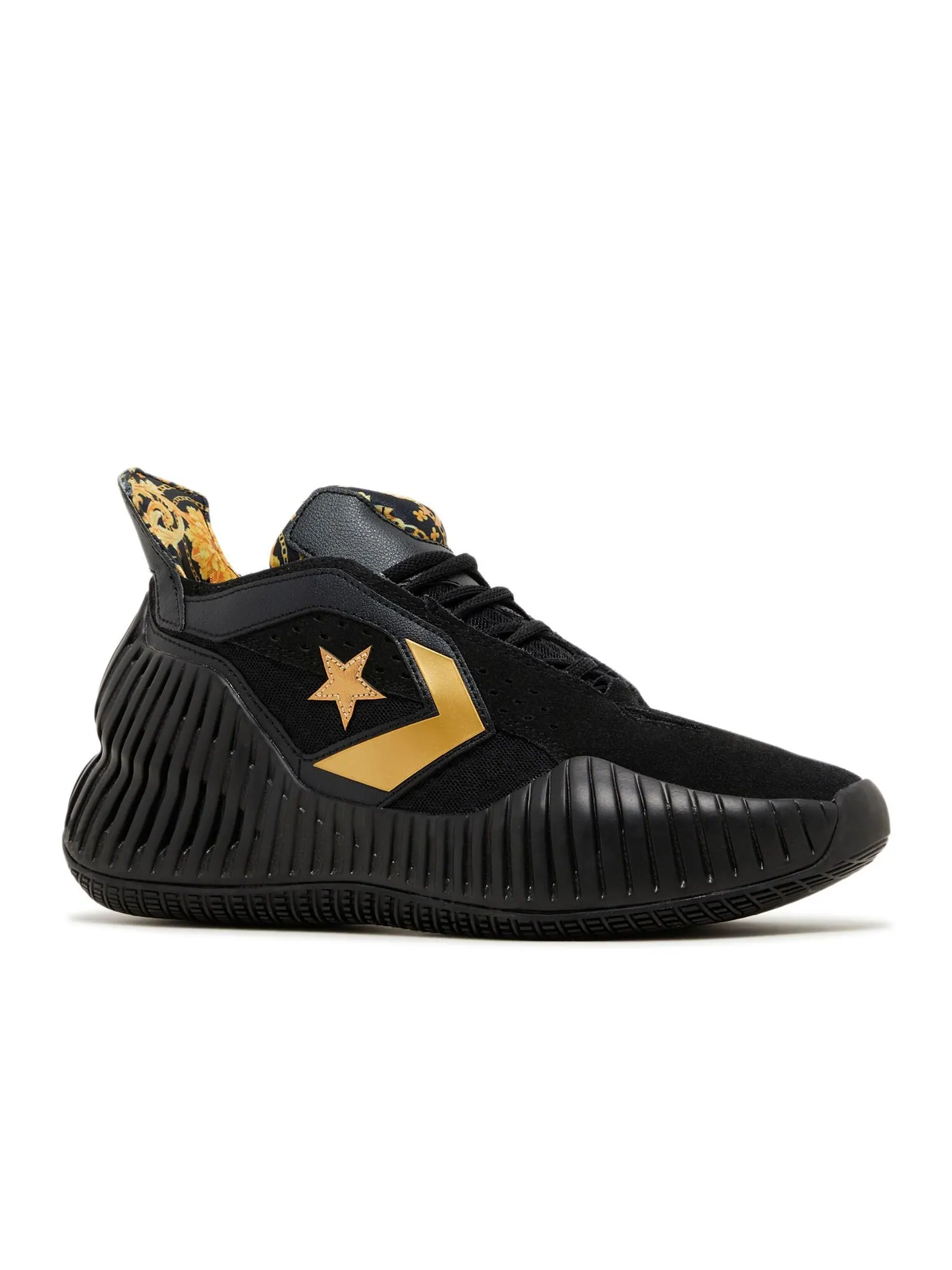 Кроссовки Converse All Star Bb Prototype Cx Mid 'Black Gold Baroque' — изображение 2 из 4, черный
