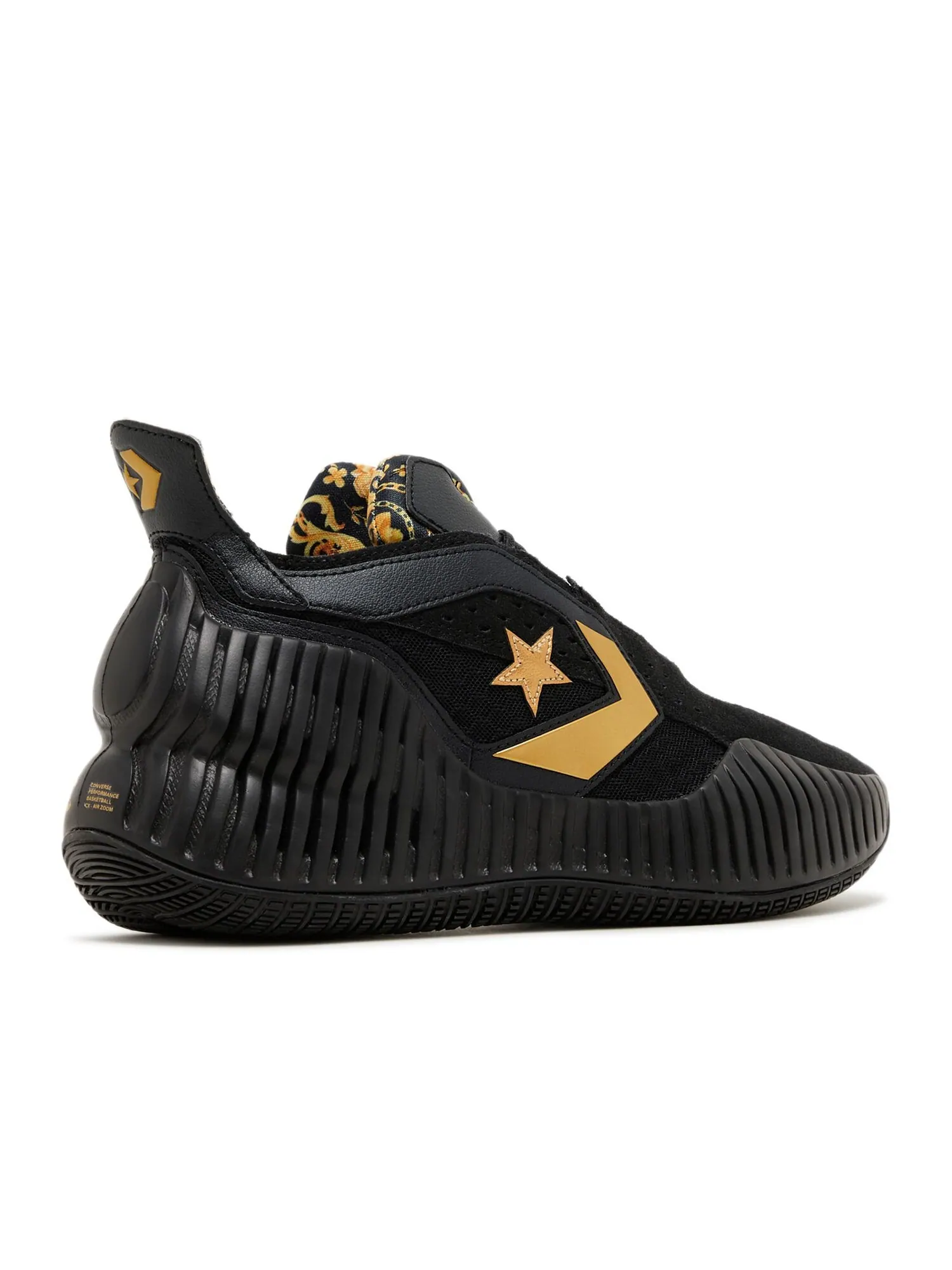 Кроссовки Converse All Star Bb Prototype Cx Mid 'Black Gold Baroque' — изображение 3 из 4, черный