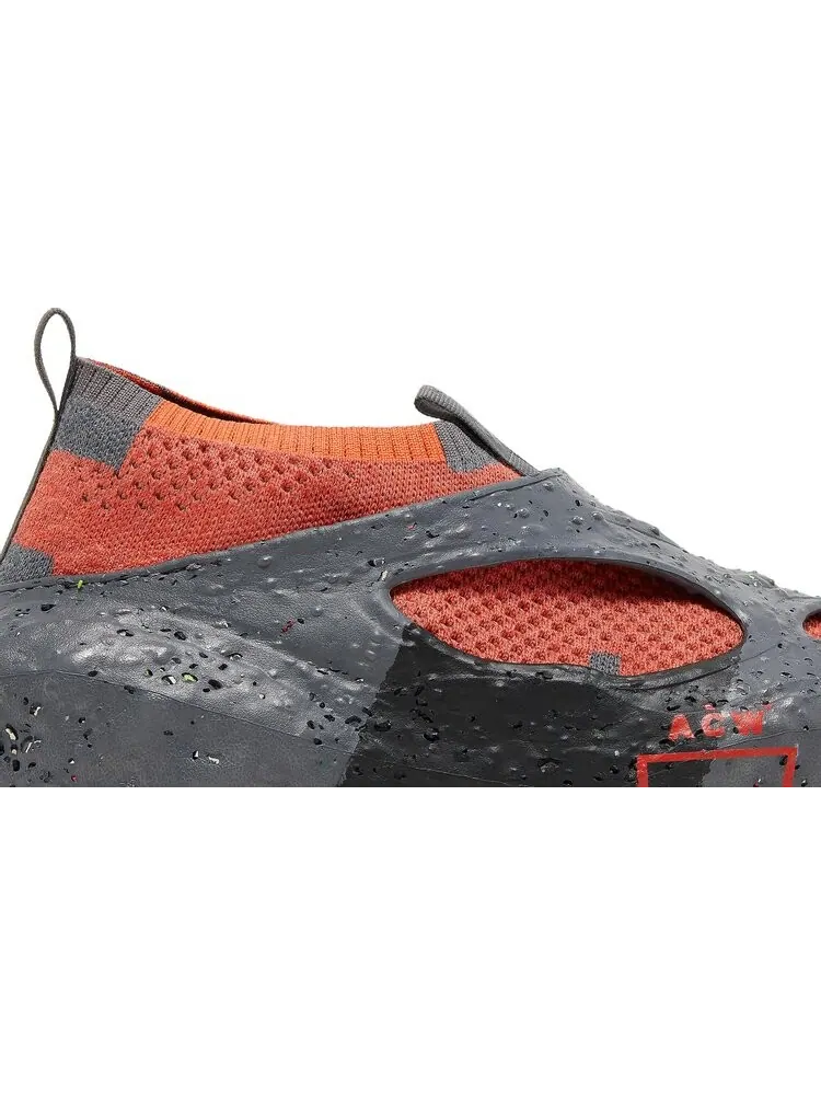 Кроссовки Converse A-Cold-Wall x Sponge Crater CX Dark Grey Tangerine Tango — изображение 2 из 8, серый