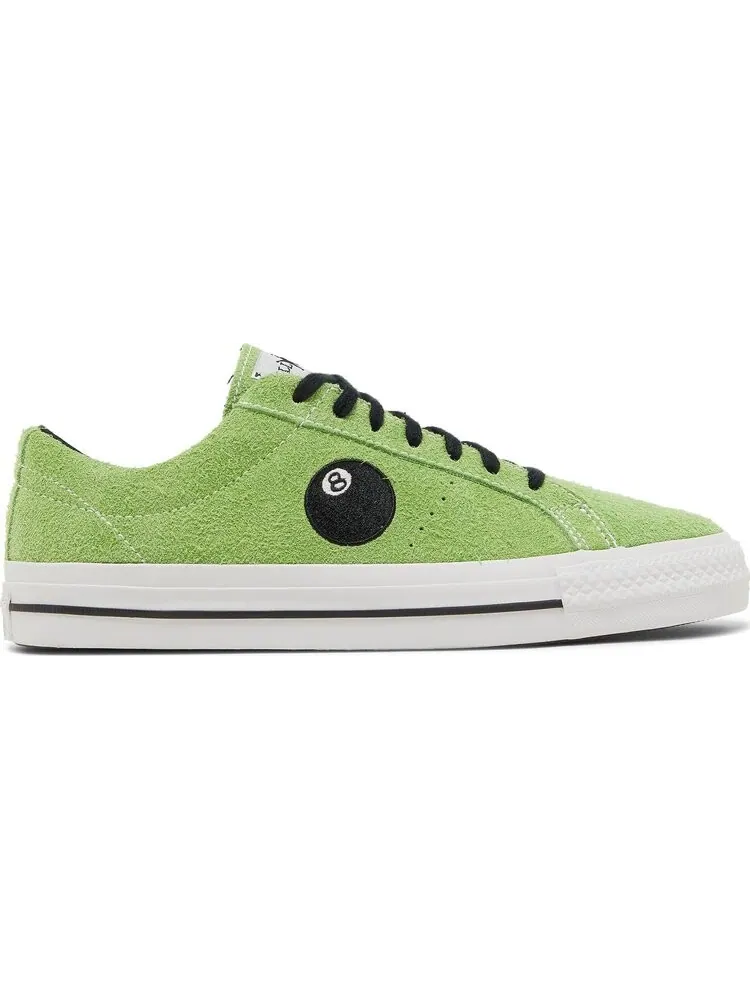Кроссовки Converse Stussy x One Star Pro Low 8 Ball — изображение 1 из 8, зеленый