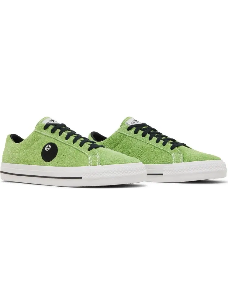 Кроссовки Converse Stussy x One Star Pro Low 8 Ball — изображение 8 из 8, зеленый