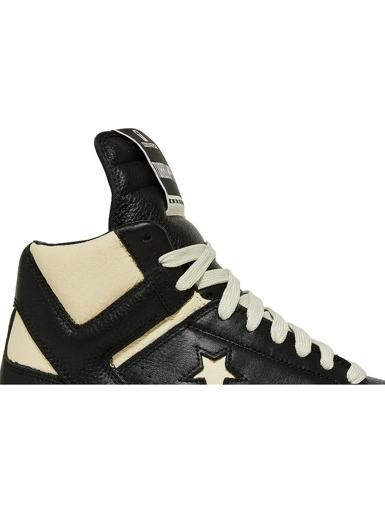 Кроссовки Converse Rick Owens x TURBOWPN Mid Black Cloud Cream — изображение 2 из 9, черный
