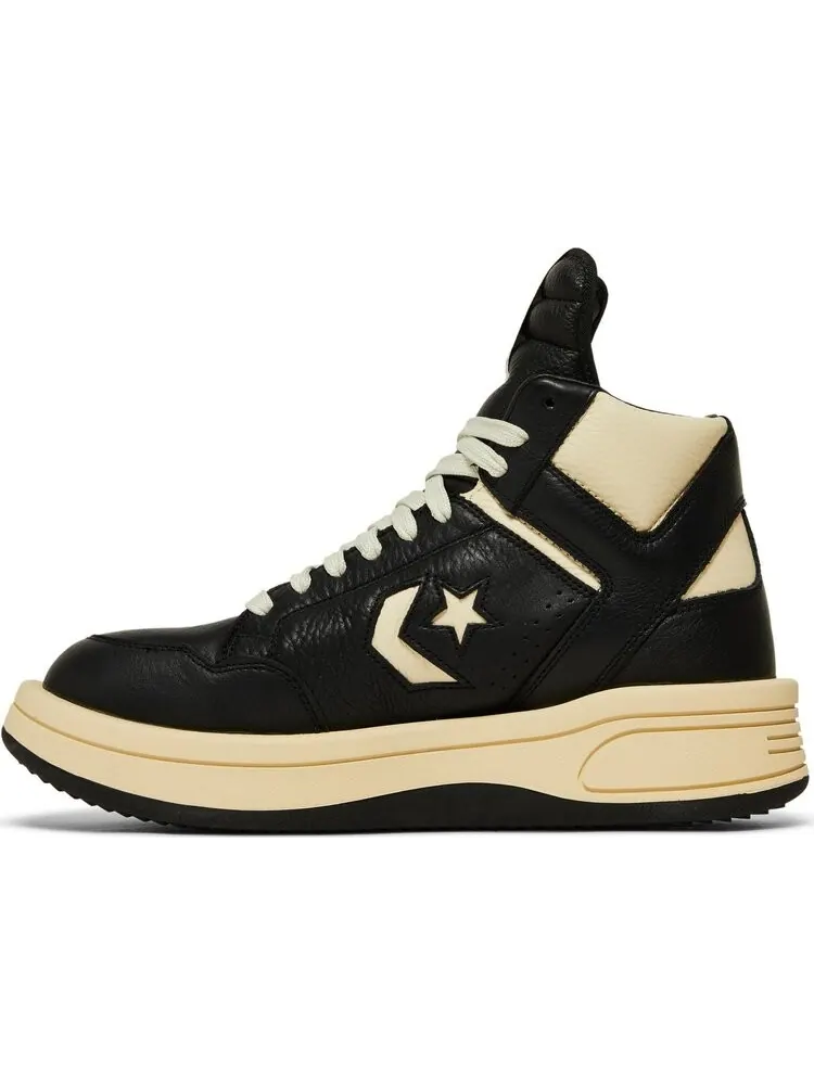 Кроссовки Converse Rick Owens x TURBOWPN Mid Black Cloud Cream — изображение 3 из 9, черный