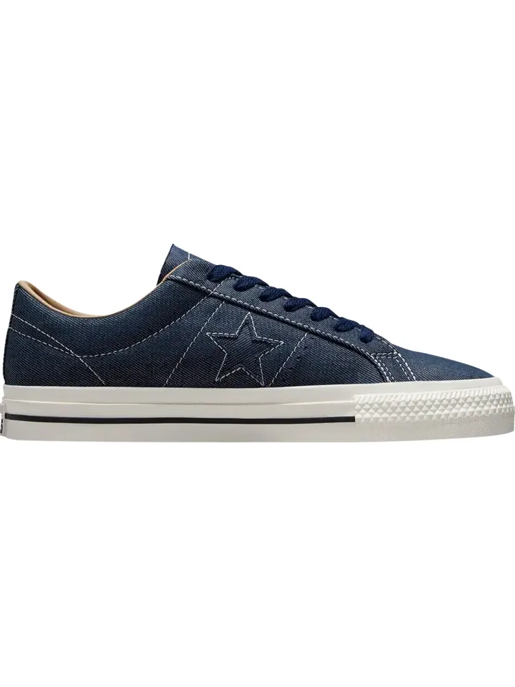 Кеды Converse One Star Pro Low Denim - Midnight Navy — изображение 1 из 1, синий