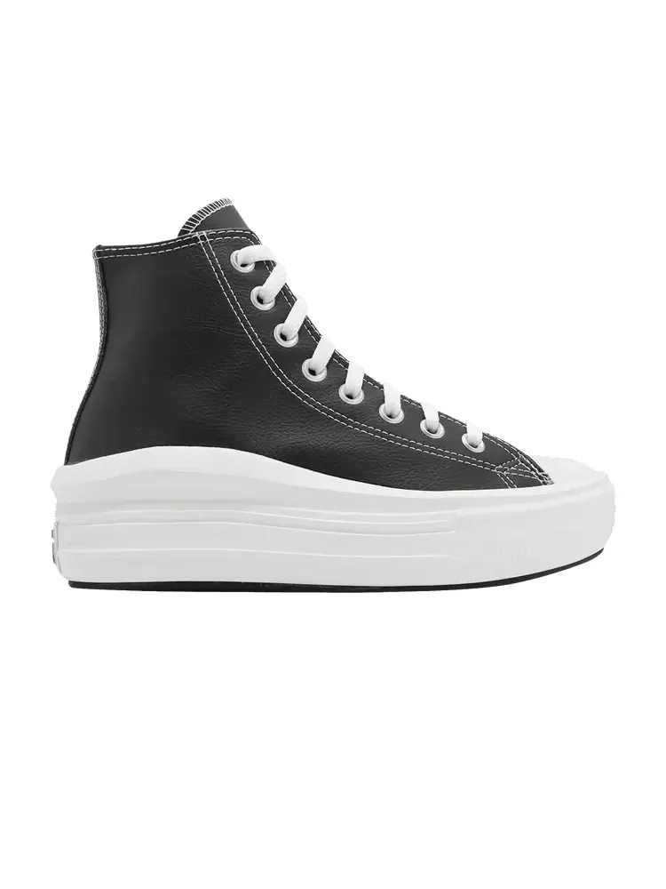 Кроссовки Converse Wmns Chuck Taylor All Star Move Platform High 'Leather - Black' — изображение 1 из 1, черный/белый/белый