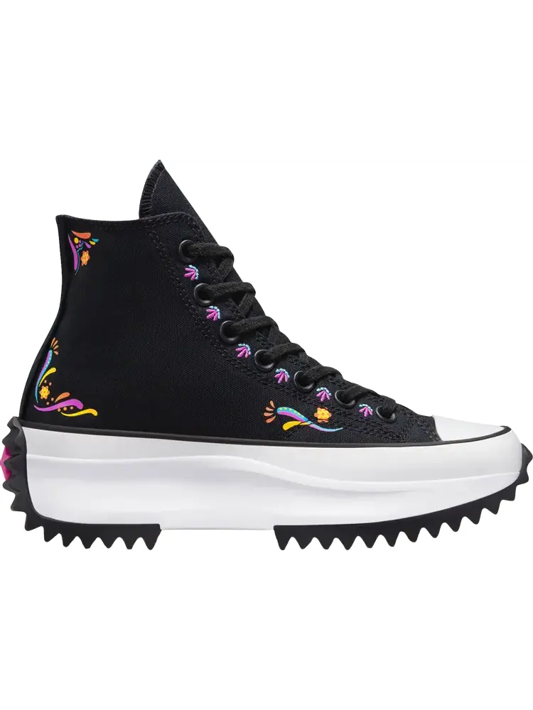 Кроссовки Converse Run Star Hike Platform High Día de Muertos — изображение 1 из 1, черный