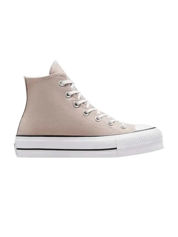 Кроссовки Converse Wmns Chuck Taylor All Star Lift High 'Wonder Stone' — изображение 1 из 1, белый/черный