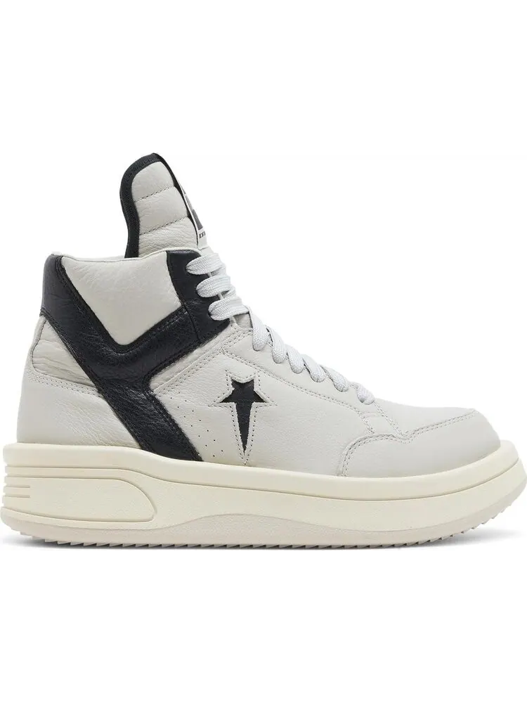 Кроссовки Rick Owens x TURBOWPN Mid 'Oyster Black' — изображение 1 из 4, бежевый