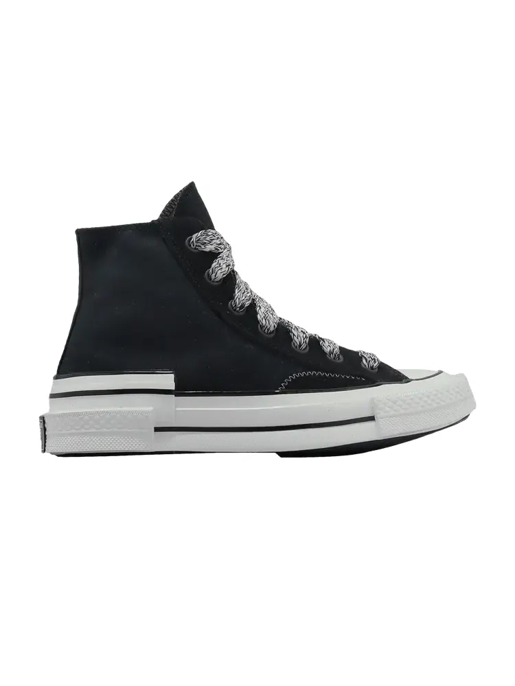 Кроссовки Converse Chuck 70 High 'Black Double Vulc' — изображение 1 из 1, черный/белый