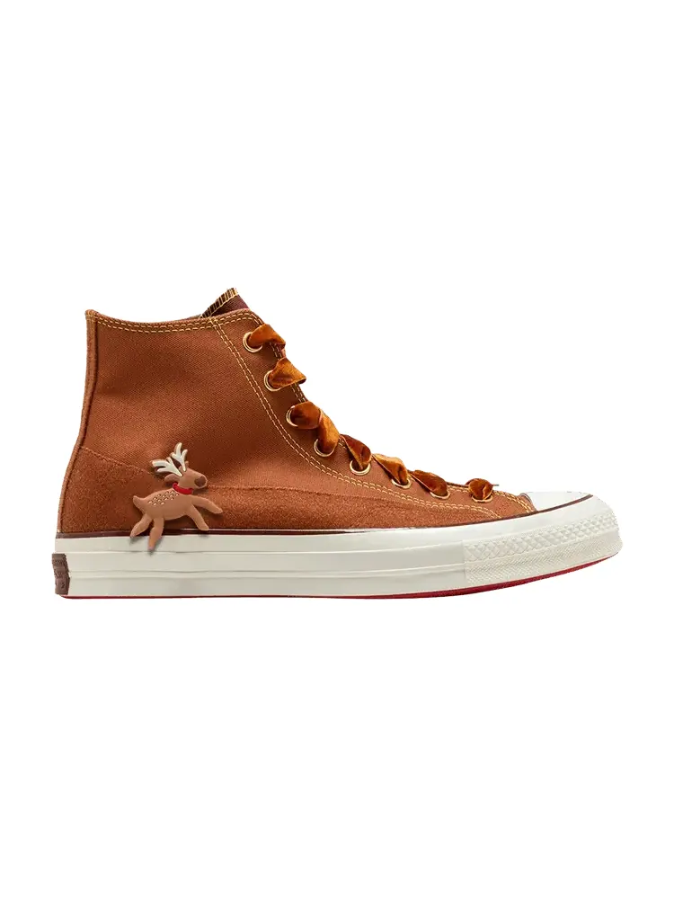 Кроссовки Converse Chuck 70 High 'Christmas Pack - Reindeer' — изображение 1 из 1, красный/красный