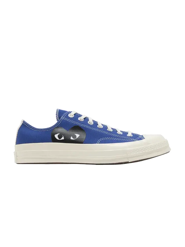 Кроссовки Converse Comme des Garçons PLAY x Chuck 70 Low 'Blue Quartz' 2023 — изображение 1 из 1, синий//черный