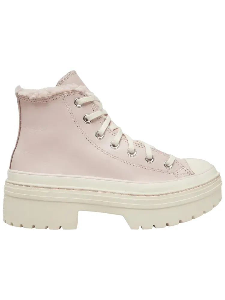 Кроссовки Converse Wmns Chuck Taylor All Star Lugged Heel Platform High 'Sherpa - Blush Hush' — изображение 1 из 1, серый