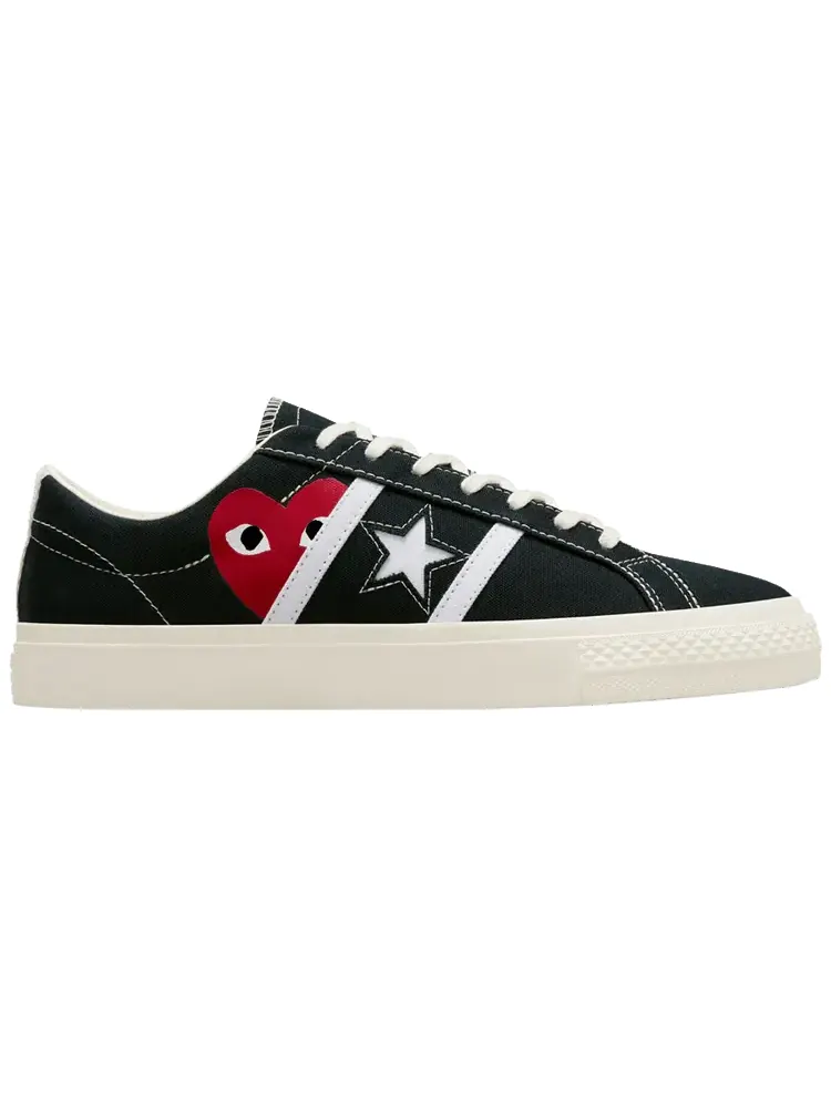 Кроссовки Converse Comme des Garçons PLAY x One Star Academy Pro 'Black Egret' — изображение 1 из 1, черный